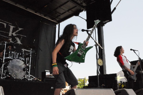 Black Tide at the Mayhem Festival Verizon Wireless Amphitheater