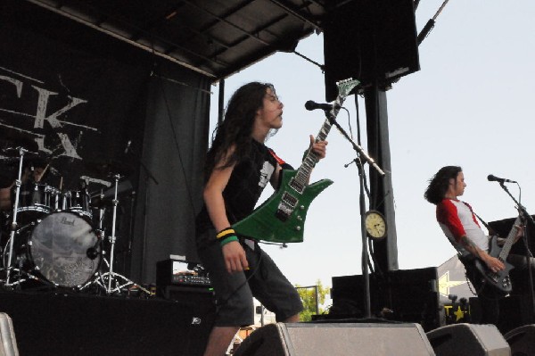 Black Tide at the Mayhem Festival Verizon Wireless Amphitheater