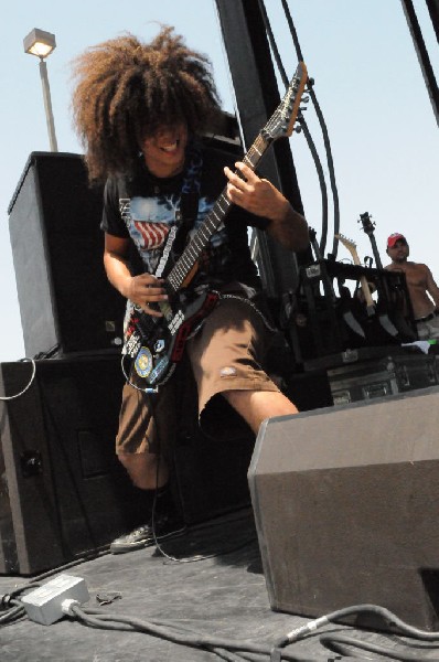 Black Tide at the Mayhem Festival Verizon Wireless Amphitheater