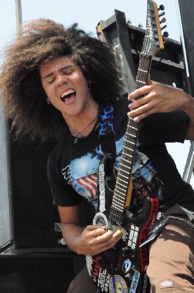 Black Tide at the Mayhem Festival Verizon Wireless Amphitheater