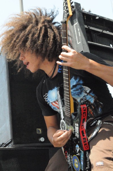 Black Tide at the Mayhem Festival Verizon Wireless Amphitheater