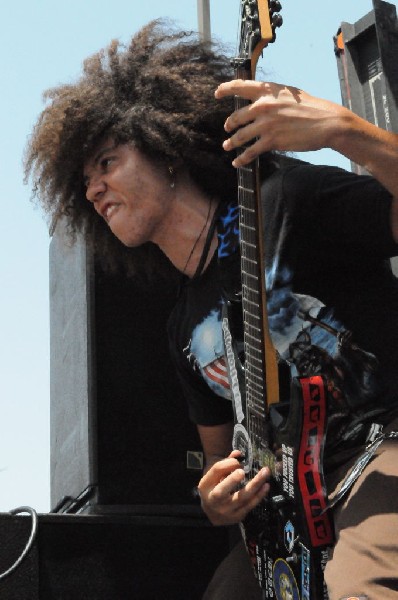 Black Tide at the Mayhem Festival Verizon Wireless Amphitheater