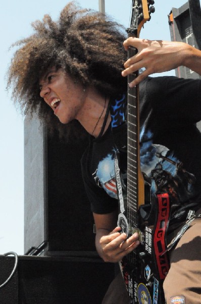 Black Tide at the Mayhem Festival Verizon Wireless Amphitheater