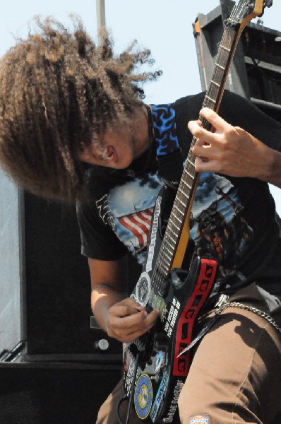 Black Tide at the Mayhem Festival Verizon Wireless Amphitheater
