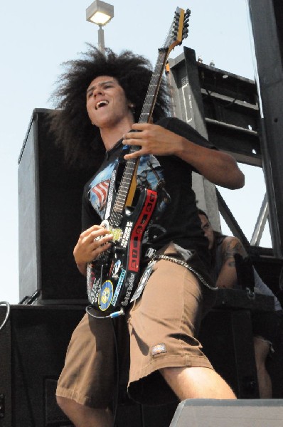 Black Tide at the Mayhem Festival Verizon Wireless Amphitheater