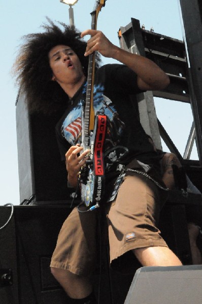 Black Tide at the Mayhem Festival Verizon Wireless Amphitheater