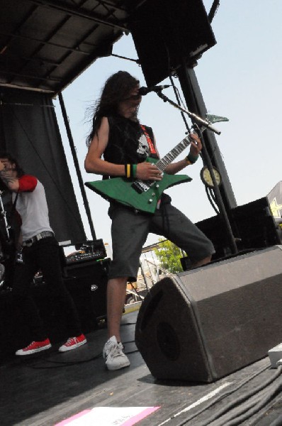 Black Tide at the Mayhem Festival Verizon Wireless Amphitheater