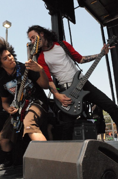 Black Tide at the Mayhem Festival Verizon Wireless Amphitheater