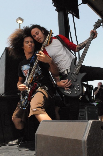 Black Tide at the Mayhem Festival Verizon Wireless Amphitheater