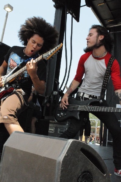 Black Tide at the Mayhem Festival Verizon Wireless Amphitheater