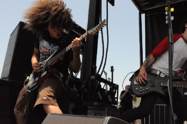 Black Tide at the Mayhem Festival Verizon Wireless Amphitheater