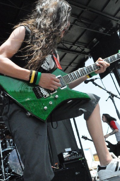 Black Tide at the Mayhem Festival Verizon Wireless Amphitheater