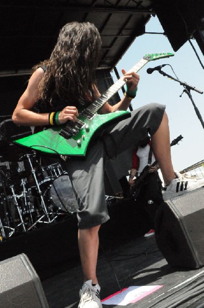 Black Tide at the Mayhem Festival Verizon Wireless Amphitheater