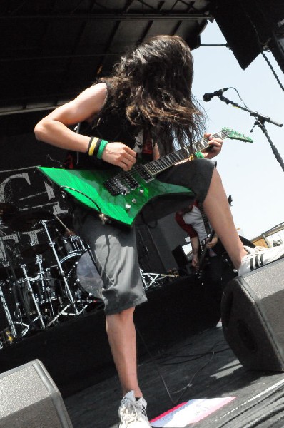 Black Tide at the Mayhem Festival Verizon Wireless Amphitheater