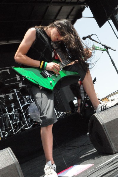 Black Tide at the Mayhem Festival Verizon Wireless Amphitheater