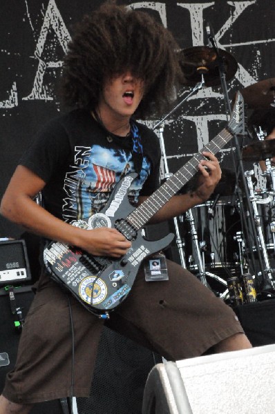 Black Tide at the Mayhem Festival Verizon Wireless Amphitheater