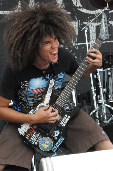 Black Tide at the Mayhem Festival Verizon Wireless Amphitheater