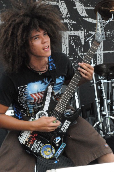 Black Tide at the Mayhem Festival Verizon Wireless Amphitheater