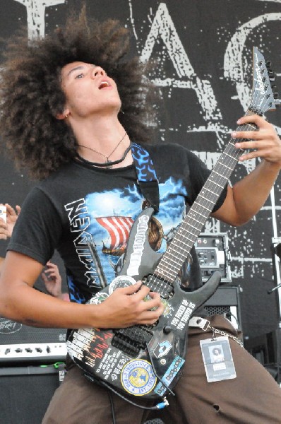 Black Tide at the Mayhem Festival Verizon Wireless Amphitheater