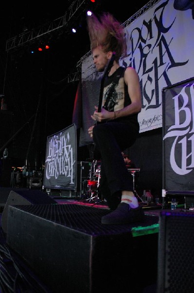 Bleeding Through at The Verizon Wireless Amphitheater, San Antonio, Texas