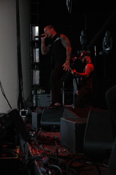 Bleeding Through at The Verizon Wireless Amphitheater, San Antonio, Texas