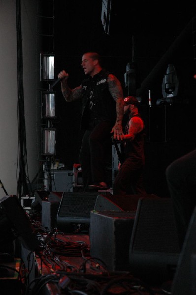 Bleeding Through at The Verizon Wireless Amphitheater, San Antonio, Texas