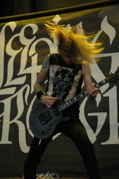 Bleeding Through at The Verizon Wireless Amphitheater, San Antonio, Texas