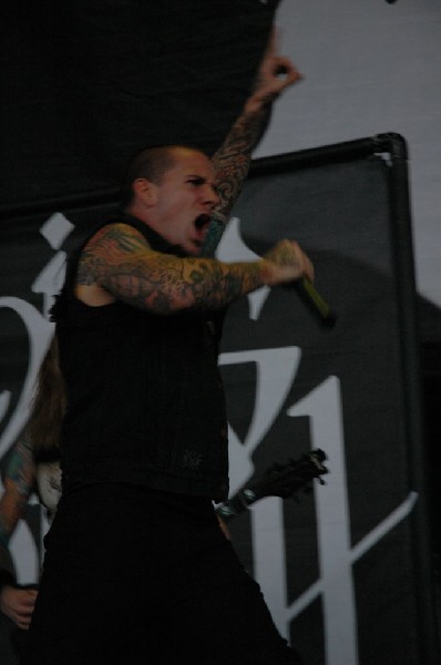 Bleeding Through at The Verizon Wireless Amphitheater, San Antonio, Texas