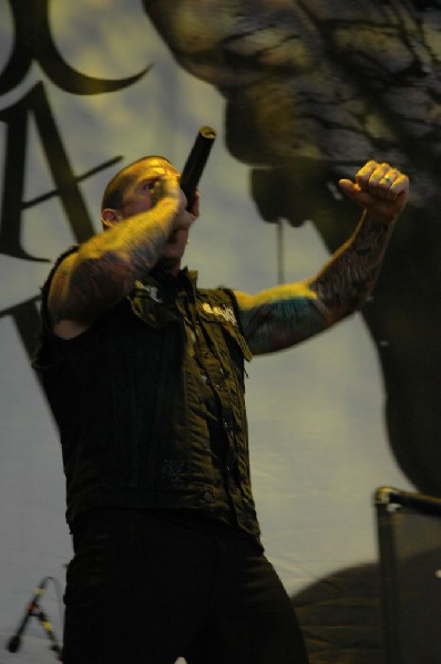 Bleeding Through at The Verizon Wireless Amphitheater, San Antonio, Texas