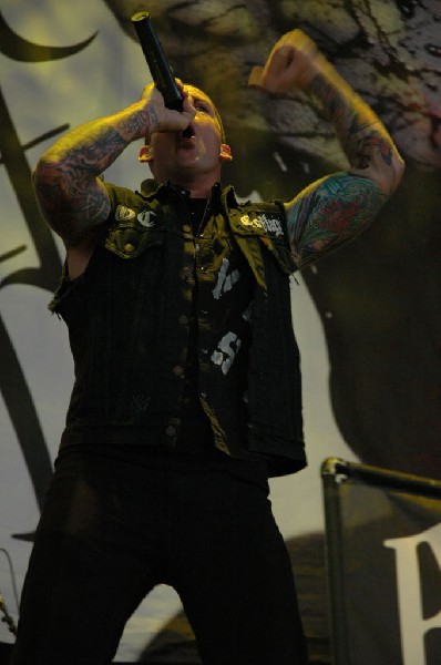 Bleeding Through at The Verizon Wireless Amphitheater, San Antonio, Texas