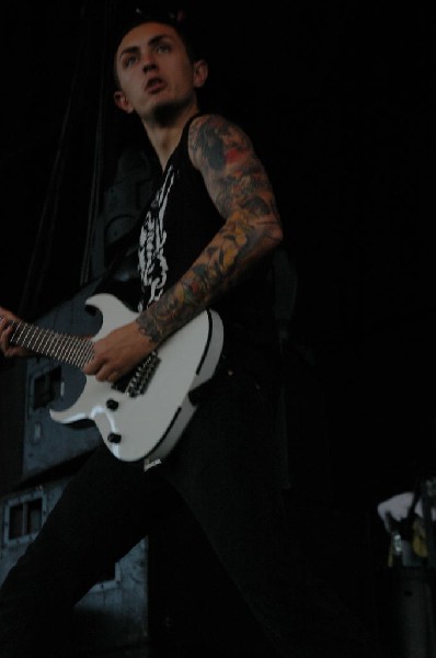 Bleeding Through at The Verizon Wireless Amphitheater, San Antonio, Texas