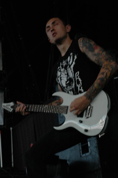 Bleeding Through at The Verizon Wireless Amphitheater, San Antonio, Texas