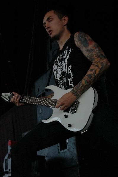 Bleeding Through at The Verizon Wireless Amphitheater, San Antonio, Texas