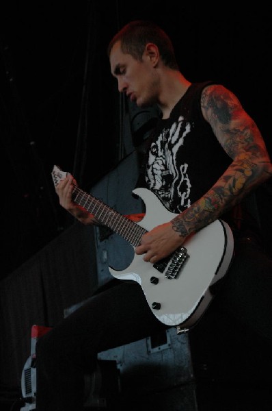 Bleeding Through at The Verizon Wireless Amphitheater, San Antonio, Texas