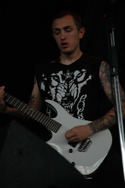 Bleeding Through at The Verizon Wireless Amphitheater, San Antonio, Texas