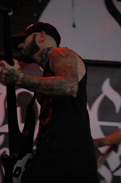 Bleeding Through at The Verizon Wireless Amphitheater, San Antonio, Texas