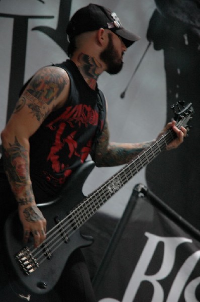 Bleeding Through at The Verizon Wireless Amphitheater, San Antonio, Texas