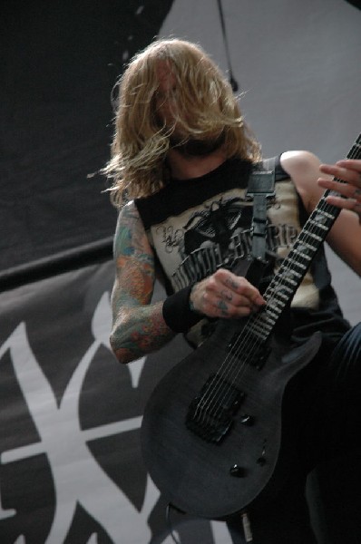 Bleeding Through at The Verizon Wireless Amphitheater, San Antonio, Texas