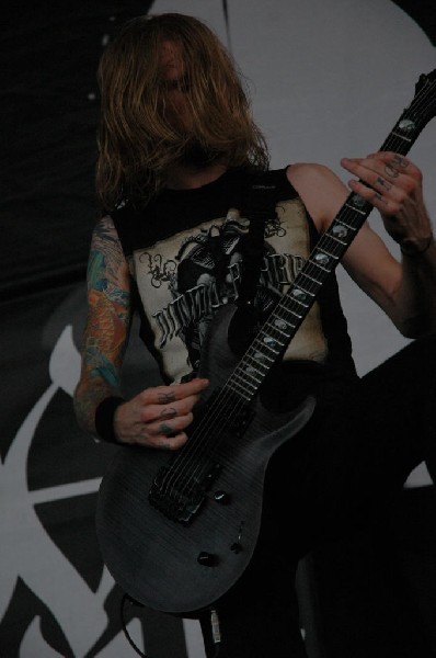 Bleeding Through at The Verizon Wireless Amphitheater, San Antonio, Texas