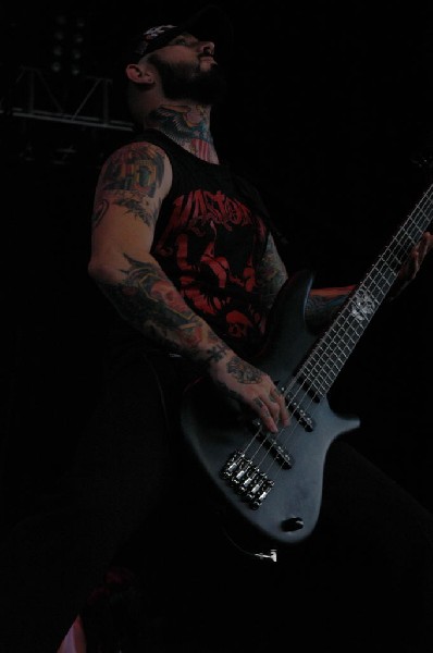 Bleeding Through at The Verizon Wireless Amphitheater, San Antonio, Texas