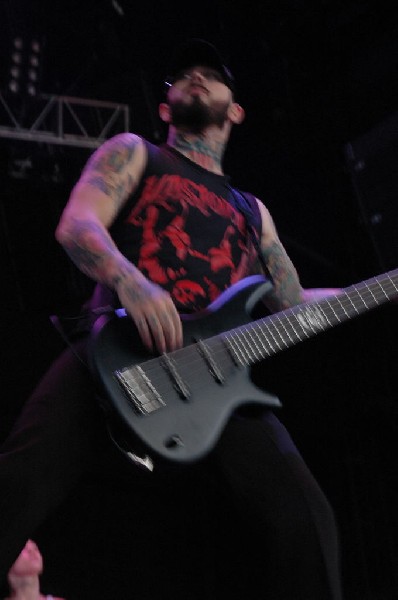 Bleeding Through at The Verizon Wireless Amphitheater, San Antonio, Texas