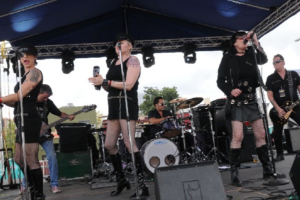 The Blue Flames at the Freak Show Festival, Austin, Texas 10/23/10 - photo