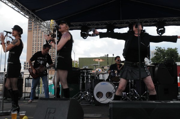 The Blue Flames at the Freak Show Festival, Austin, Texas 10/23/10 - photo