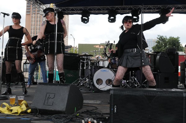 The Blue Flames at the Freak Show Festival, Austin, Texas 10/23/10 - photo