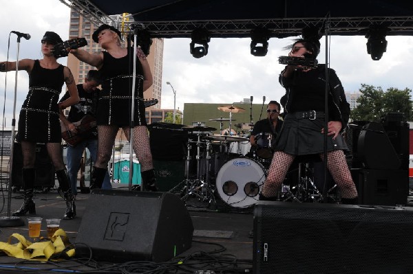 The Blue Flames at the Freak Show Festival, Austin, Texas 10/23/10 - photo