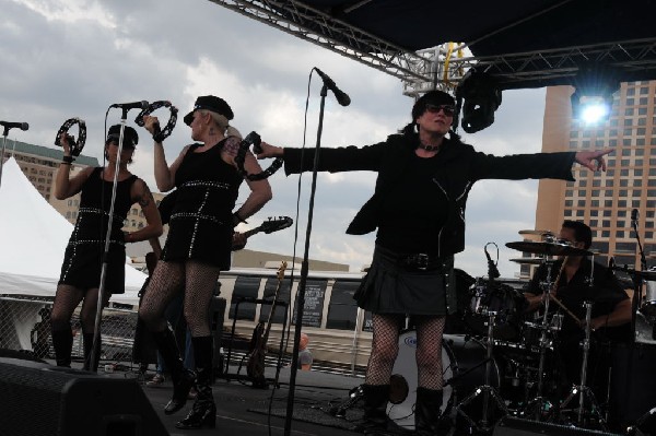 The Blue Flames at the Freak Show Festival, Austin, Texas 10/23/10 - photo