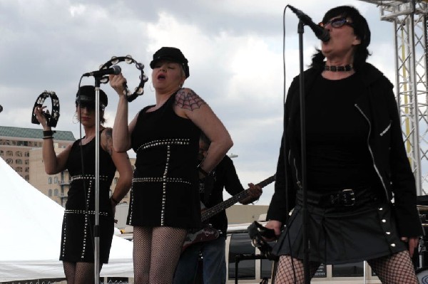 The Blue Flames at the Freak Show Festival, Austin, Texas 10/23/10 - photo