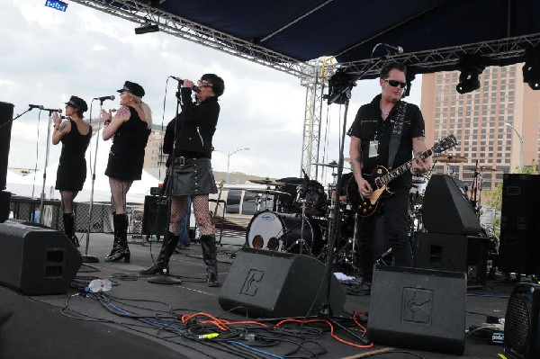 The Blue Flames at the Freak Show Festival, Austin, Texas 10/23/10 - photo