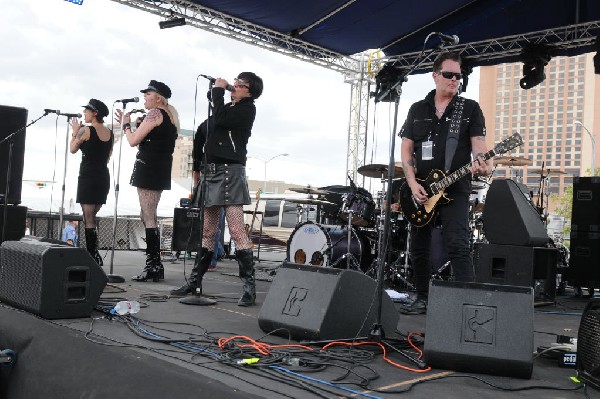 The Blue Flames at the Freak Show Festival, Austin, Texas 10/23/10 - photo