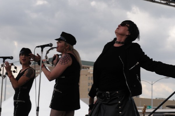 The Blue Flames at the Freak Show Festival, Austin, Texas 10/23/10 - photo